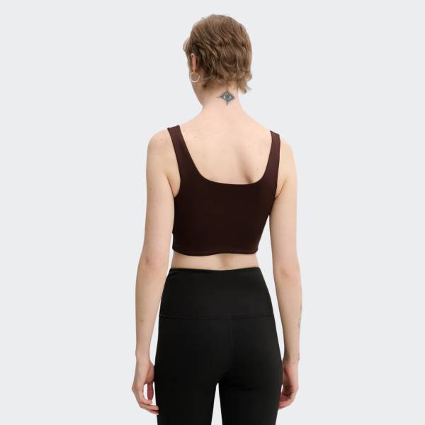 TOMMY JEANS SLIM CROPPED SILVER TANK