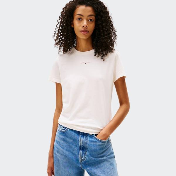 TOMMY JEANS REGULAR LINEAR TEE