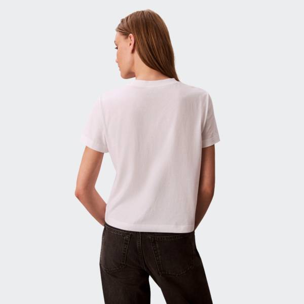 CALVIN KLEIN JEANS FITTED SCRIPT TSHIRT