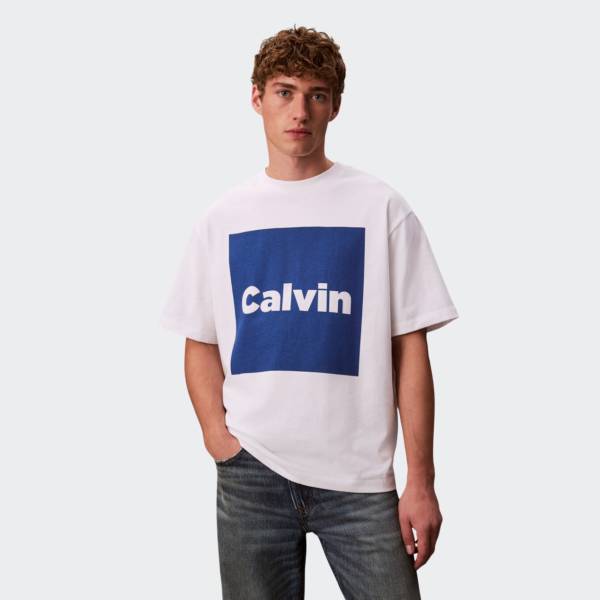 CALVIN KLEIN JEANS 16S BOX GRAPHIC TSHIRT
