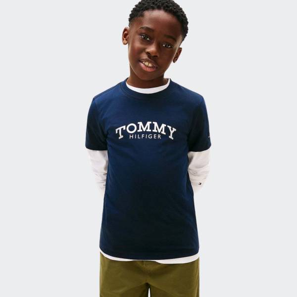 TOMMY JEANS MONOTYPE PRINT GRAPHIC T-SHIRT