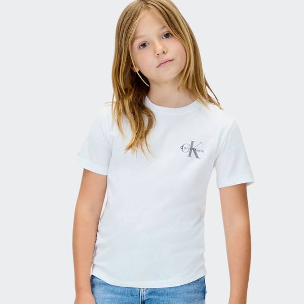CALVIN KLEIN JEANS CHEST MONOLOGO T-SHIRT