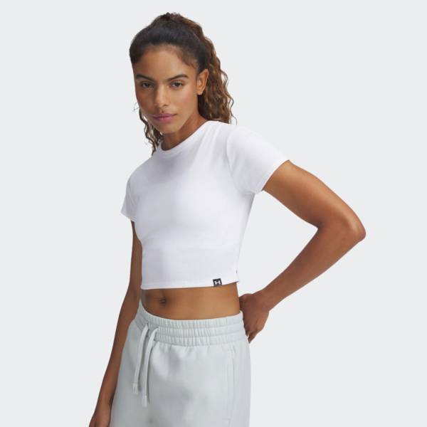 UNDER ARMOUR RIVAL RIB BABY TEE