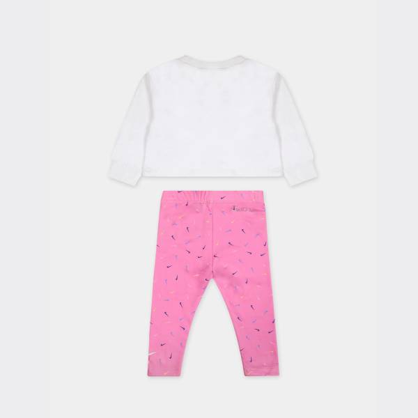 NIKE ALL OVER PRINT TEE & LEGGING SET INFANTS