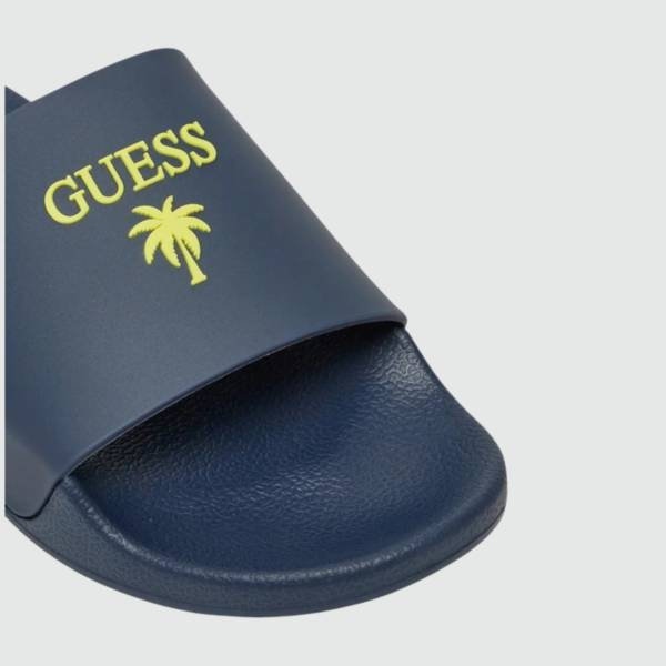 GUESS SLIDES PALMA HARD RUBBER