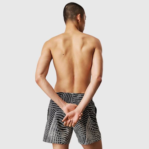 CALVIN KLEIN MEDIUM DRAWSTRING SWIM SHORT PRINT SWIM SHORT