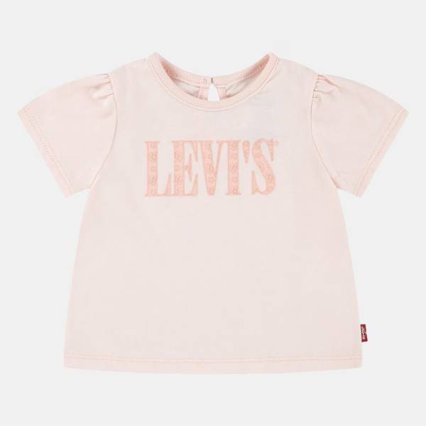 LEVI'S GIRLS SMOCKED SLV TEE