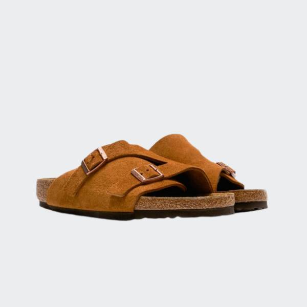 BIRKENSTOCK LEATHER ZUSTON LEVE REGULAR
