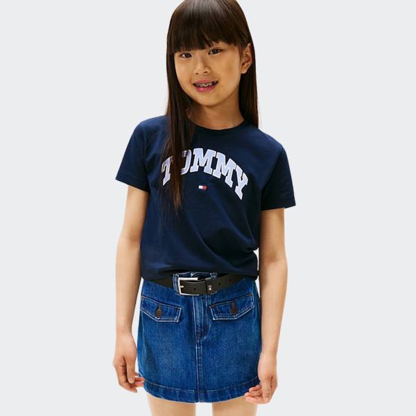 TOMMY HILFIGER VARSITY SATEEN TEE