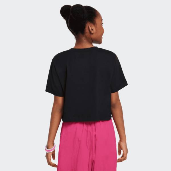NIKE GIRLS NSW T SHIRT CROP FUTURA HBR