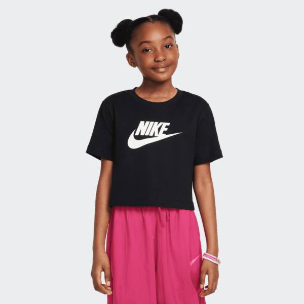 NIKE GIRLS NSW T SHIRT CROP FUTURA HBR