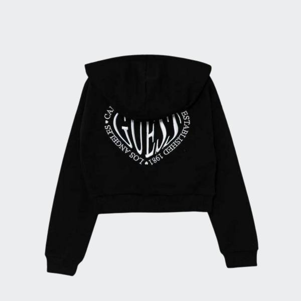 GUESS GIRLS CORE HOODED ZIP SWEAT