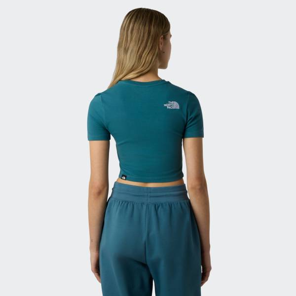 THE NORTH FACE WOMENS ESSENTIAL CROPPED SLIMENS TEE