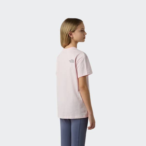 THE NORTH FACE GIRLS REFLECTIVE LOGO RELAXED TEE