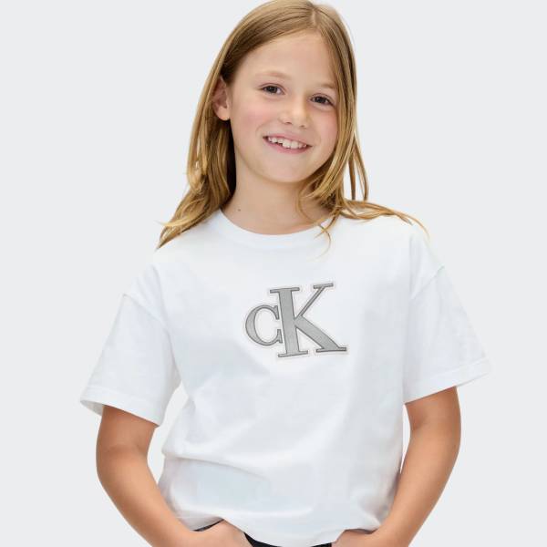 CALVIN KLEIN KIDS FESTIVE GRAPHIC T-SHIRT