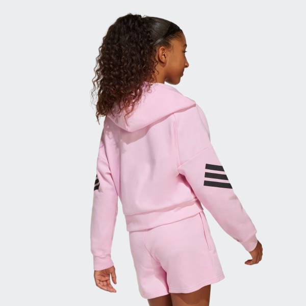 ADIDAS GIRLS FUTURE ICONS 3STRIPES ZIP HOODIE